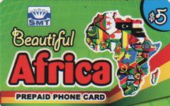Beautiful Africa Phone Card