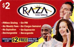 Raza Phone Card