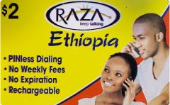 Raza Ethiopia Phone Card