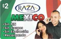 Raza Mexico Phone Card